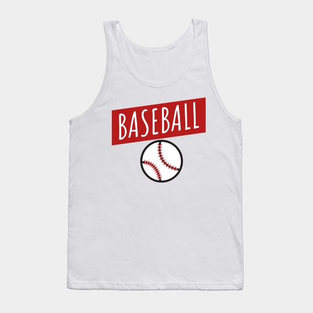 Baseball ball Tank Top by maxcode